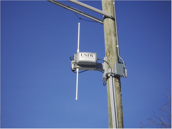 An outdoor Wi-Fi access point